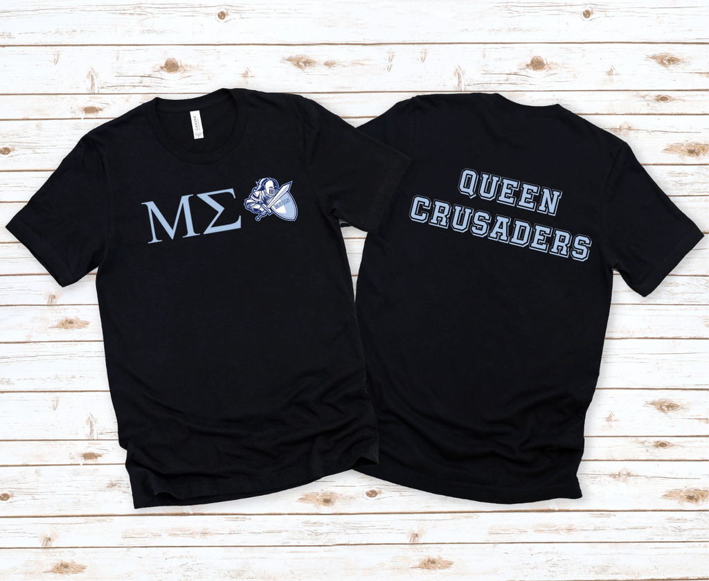 Queen Crusader Black T-Shirt